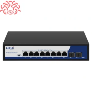 سوییچ POE 8 پورت HR900-AFG-82NS اچ آر یو آی - خرید سوییچ poe اچ آر یو آی مدل HR900 AFG 82NS