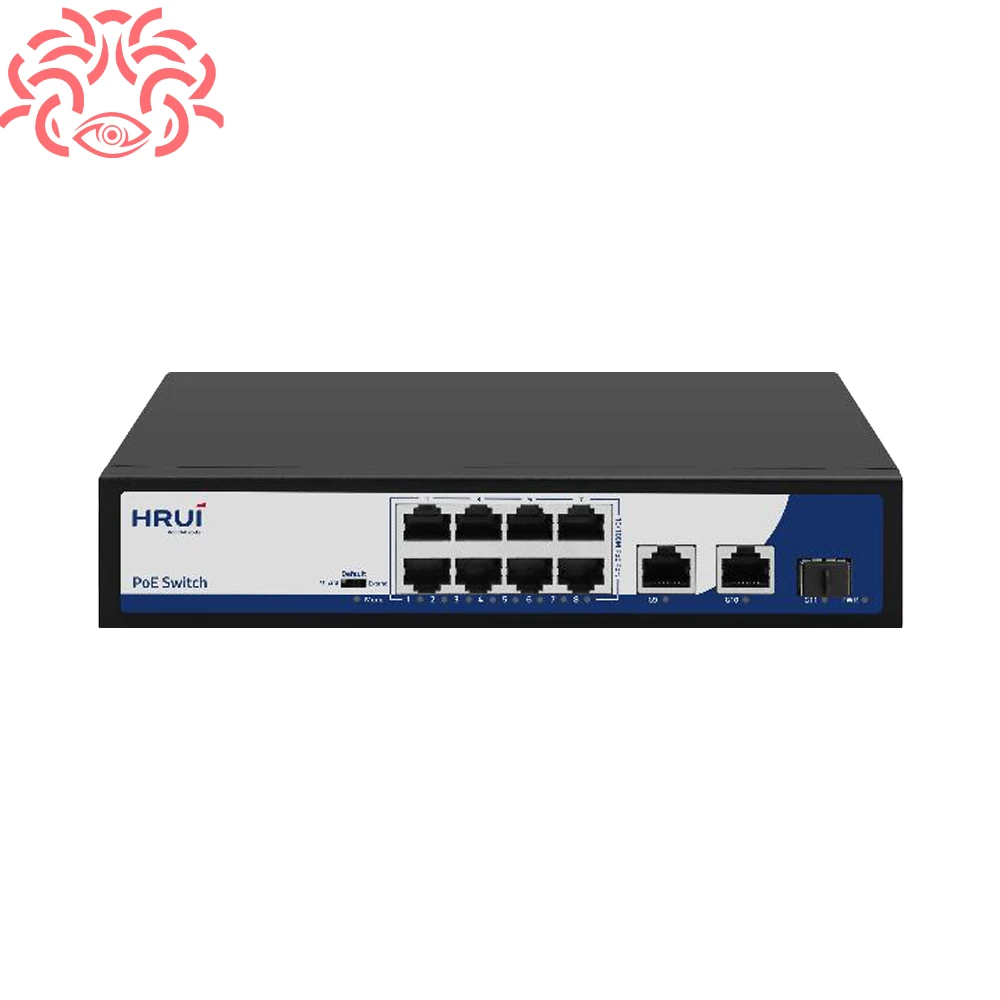 سوییچ POE 8 پورت HR901-AF-821GNS اچ آر یو آی سوییچ POE 8 پورت HR901-AF-821GNS اچ آر یو آی - خرید سوییچ heui مدل HR901 AF 821GNS