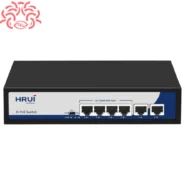 سوئیچ شبکه PoE مدل HR900-AF-42N برند HRUI - خرید سوییچ HR900-AF-42N برند اچ آر یو آی 4 پورت - قیمت HR900 AF 42N