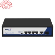 سوئیچ شبکه PoE مدل HR900-AFG-411NS-120 برند HRUI - خرید سوییچ POE برند اچ آر یو آی مدل HR900 AFG 411NS 120 + قیمت