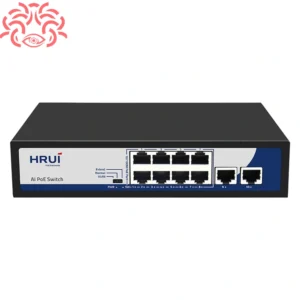 سوییچ POE 8 پورت HR901-AFG-82N اچ آر یو آی - خرید سوئیچ hrui پی او ای مدل HR901 AFG 82N