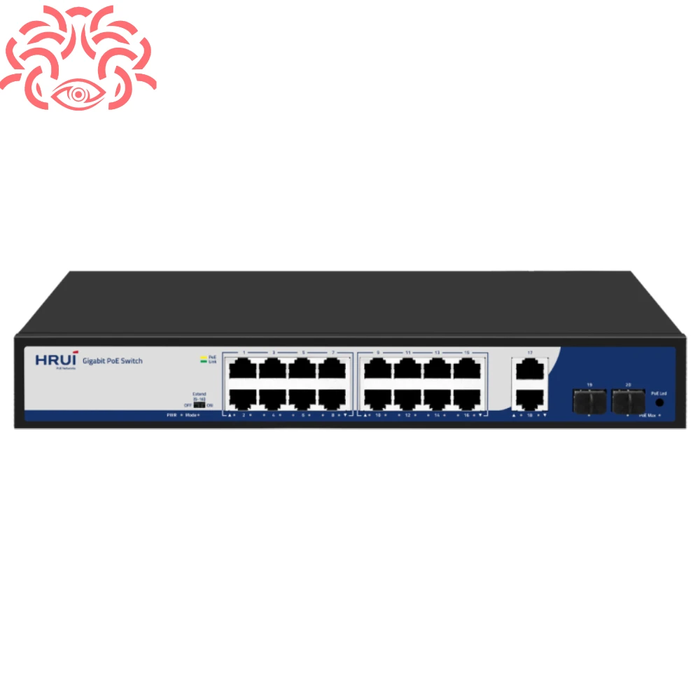 سوئیچ POE 16 پورت HR900-AFG-1622S-300 اچ آر یو آی سوئیچ POE 16 پورت HR900-AFG-1622S-300 اچ آر یو آی