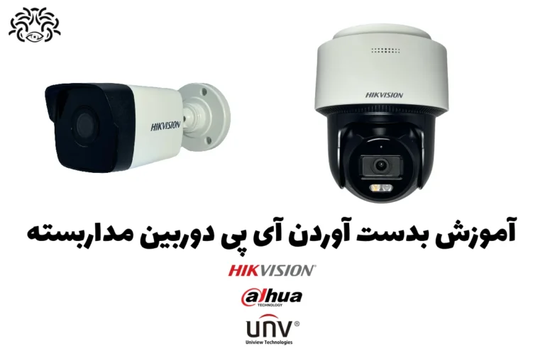 نحوه بدست آوردن IP دوربین مداربسته